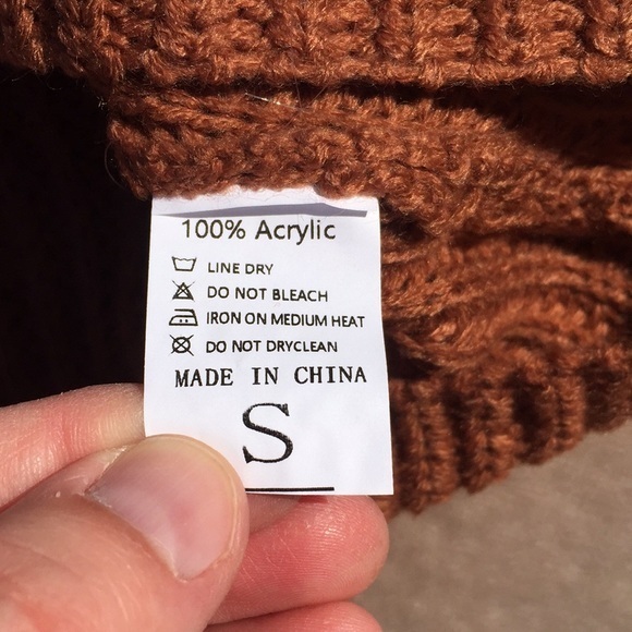 Colorblock Acrylic Sweater, Size Small - Picture 7 of 8